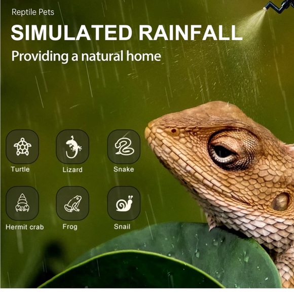 Smart 5L Foldable Tank Reptile🐢🦎🐍🐸Auto Terrarium Mister Fogger w Timer - Picture 9 of 10